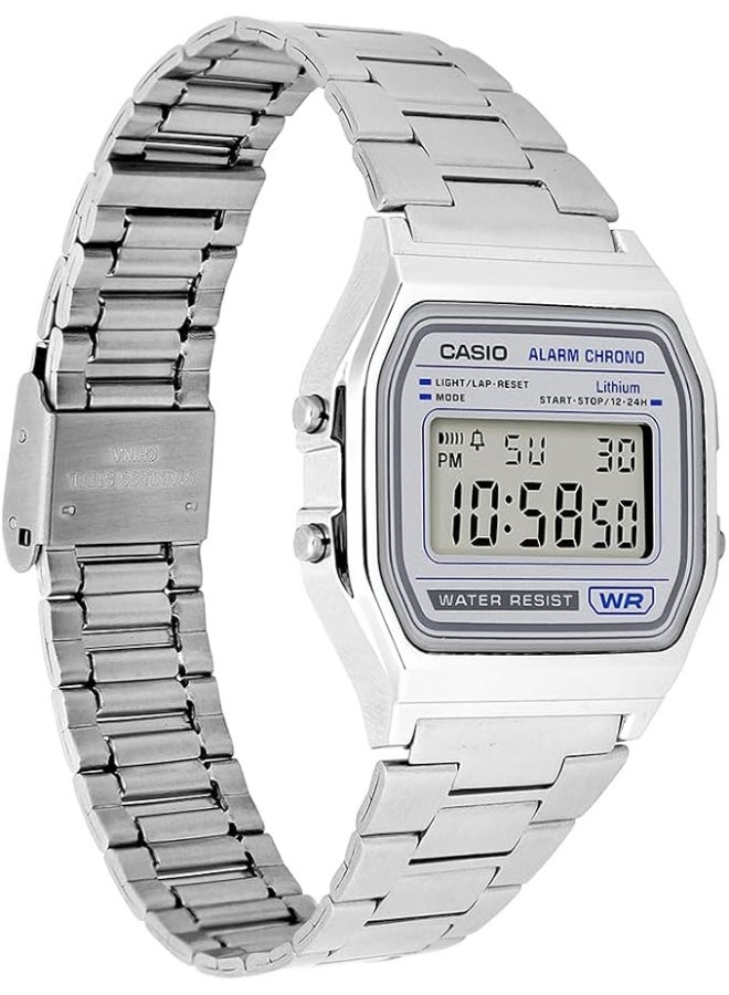كاسيو CASIO VINTAGE DIGITAL UNISEX WATCH A158WEA-7DF - Image 4