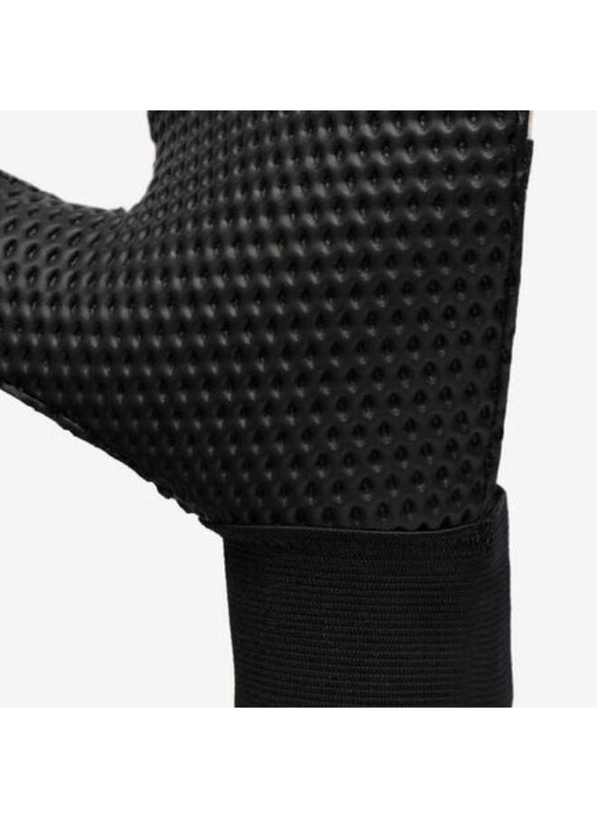 KIPSTA Adult Football Goalkeeper Gloves F100 Superresist - Black/Grey  - Image 3