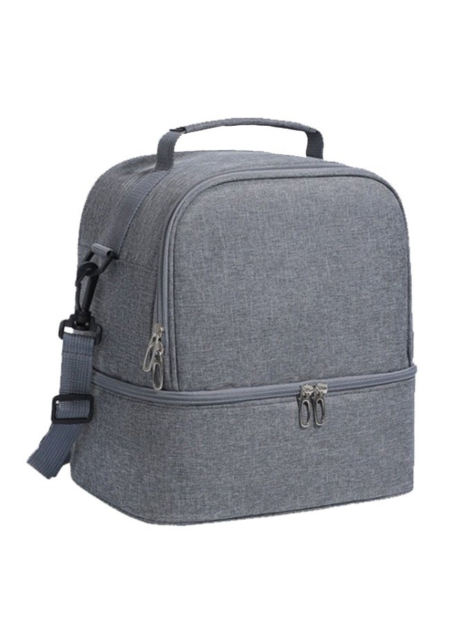 Soft Touch Breast Pump Bag Insulated Lunch Bag Reusable Leakproof Lunch Cooler Bag Thermal Lunch Box Bag for Picnic and Outdoor Activities  - Image 3