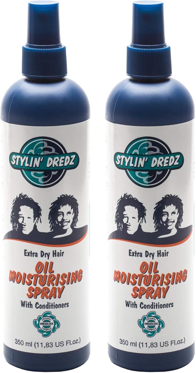 Stylin Dredz Extra Dry Hair Oil Moisturising Spray w Conditioners 350ml Pack of 1 - Image 1