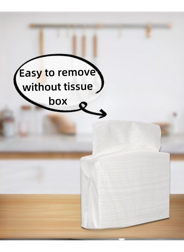Generic 1000 Pcs Guest Towels Disposable Cloth Like Paper Hand Napkins Soft Absorbent Paper Hand Towels for Kitchen Bathroom Parties Weddings Dinners or Events  - Image 3