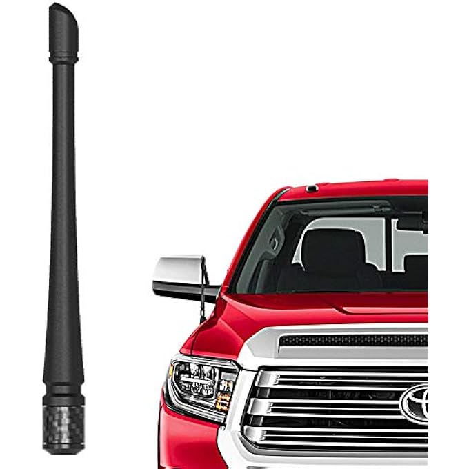 Rydonair Antenna Compatible With 20002019 Toyota Tundra  7 Inches Rubber Antenna Replacement  Designed For Optimized FmAm Reception - Image 1