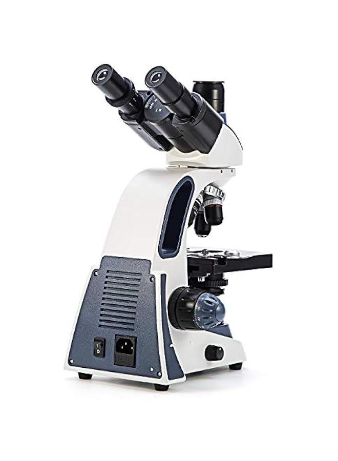 Arabest Swift SW380T 40X-2500X Magnification, Siedentopf Head, Research-Grade Trinocular Microscope Compound Lab with Wide-Field 10X/25X Eyepieces, Mechanical Stage, Ultra-Precise Focusing, Camera-Compatible  - Image 5
