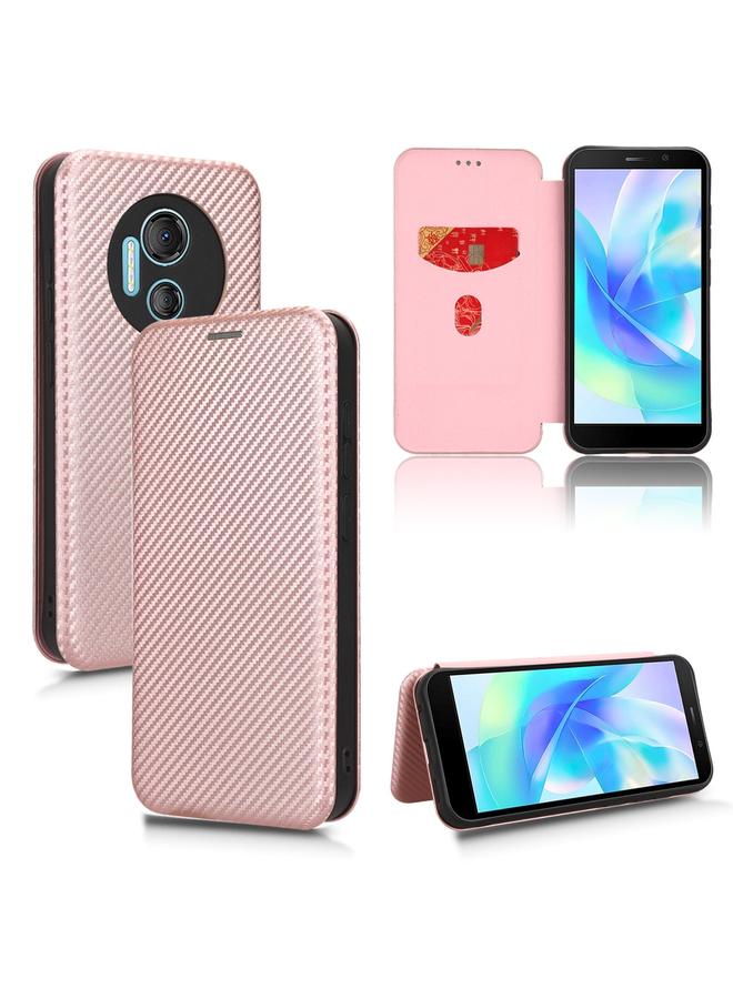 Zaboon Case For DOOGEE X97 / X97 Pro Carbon Fiber Texture Flip Leather Phone Case - Image 1