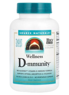SOURCE NATURALS Wellness D-mmunity™ 60 Vegetarian Capsules 