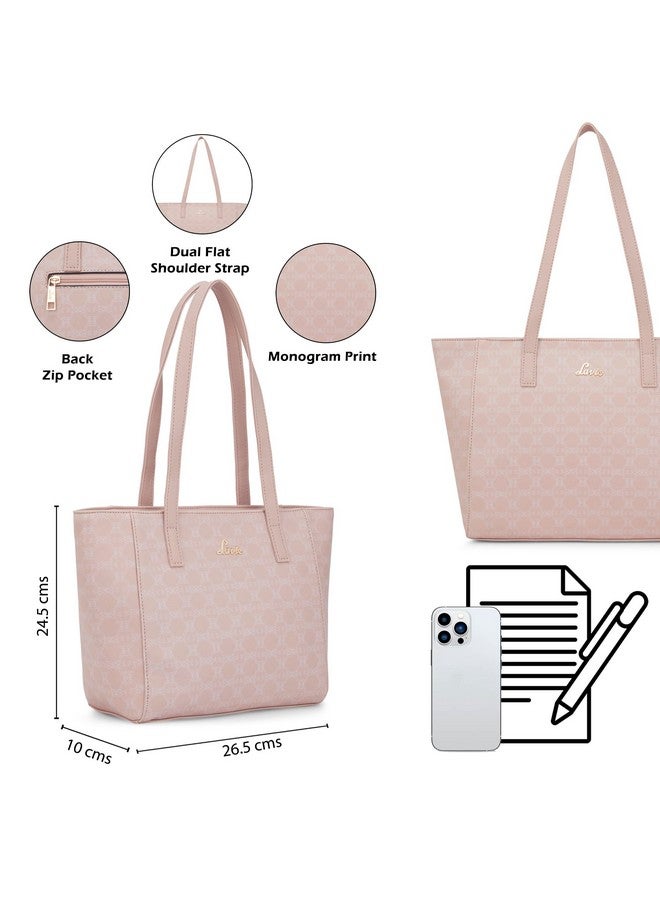 Lavie Women's Mono Betula Tote Handbag for Women | Tote Bag for Work | Ladies purse | Stylish Shoulder Bag | Gift For Women - Image 3