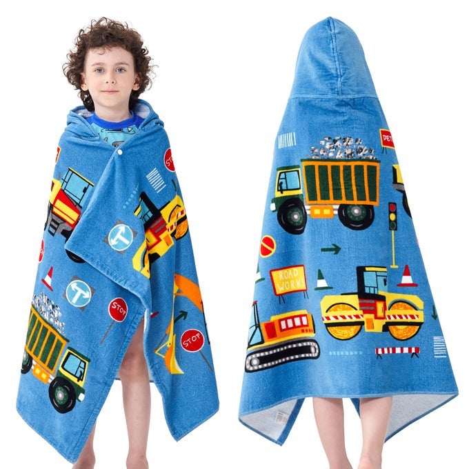 KIDS BATH TOWELS KIDS TOWEL GIRLS BOYS HOODED BEACHBATHROOMPOOL SWIM TOWELS 30 50 INCH LARGE SIZE ULTRA ABSORBENT CUTE CARTOON ANIMAL FULL VITALITY 100 COTTON WEARABLE WRAP FOR CHILD