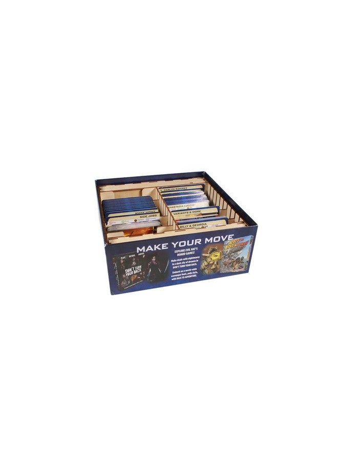 The Broken Token Game Organizer Compatible with The Dresden Files CCG - Wooden Game Organizing Box with Multiple Trays and Dividers - Image 3