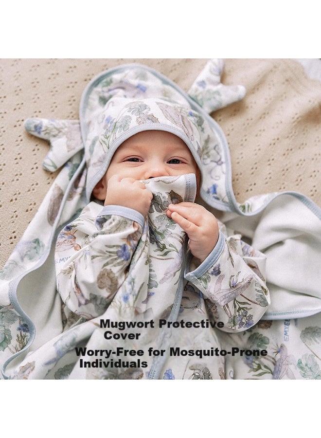 Emxee Baby Swaddle Blanket All Seasons Wrap Newborn Infant Baby Towel Spring Autumn Ocean Adventure 90*90Cm - Image 4