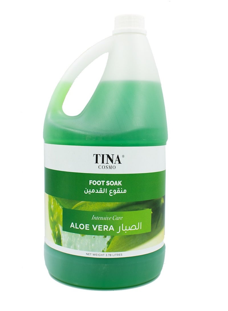 Tina Cosmo Aloe Vera Foot Soak 3.78 Ltr - Image 1