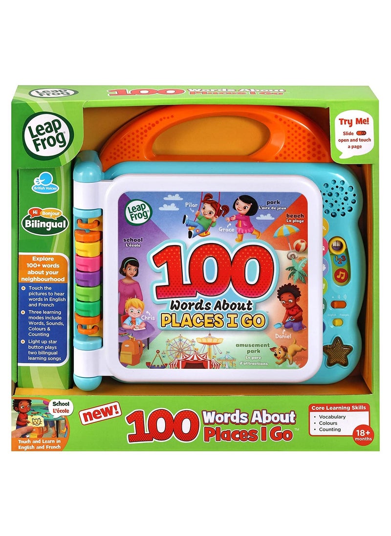 LeapFrog - 100 Words About Places I Go Book Bilingual - Image 1