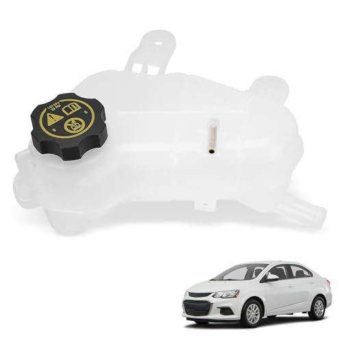YEHERIT 603-386 Front Engine Coolant Reservoir Recovery Tank with Cap Compatible with Chevrolet Chevy Sonic 1.4L 1.6L 1.8L 2012-2020 Replace for GM3014167 95048411 13502353 42609220 - Image 1