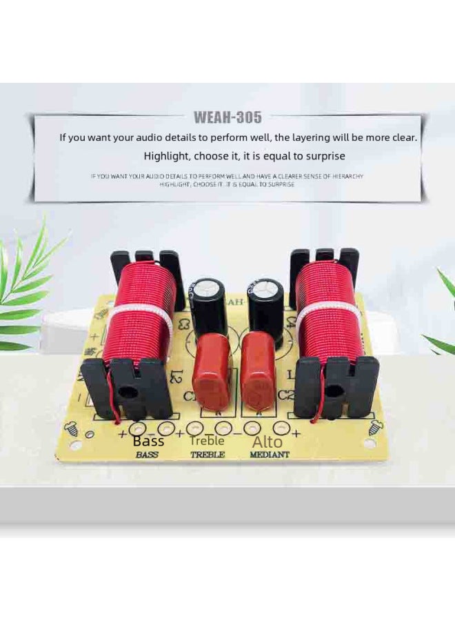 مقسم التردد ثلاثي النطاق (عالٍ، متوسط، منخفض) - موزع صوتي ثلاثي الاتجاهات لترقية أنظمة المسرح المنزلي - Image 2