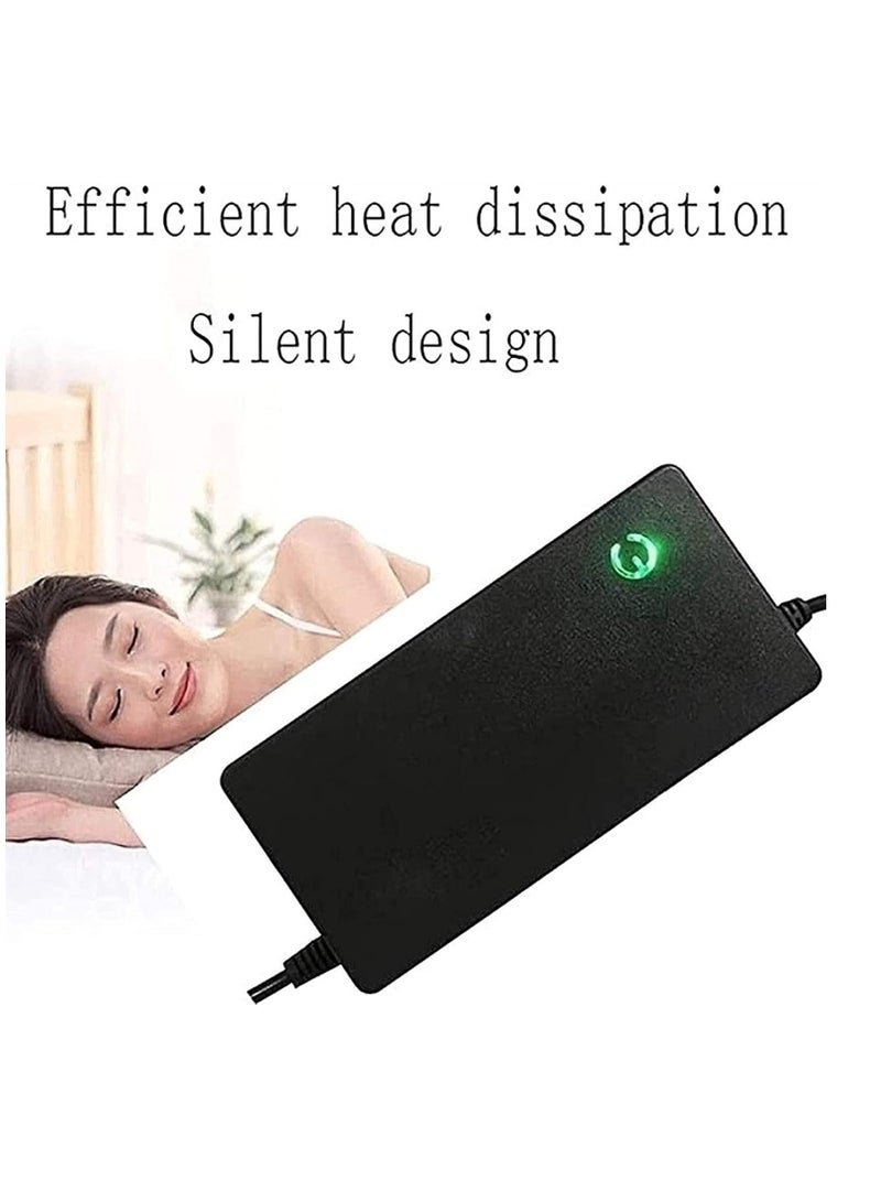 54.6V 2A Electric Scooter Charger – 48V Lithium Battery Charger, Universal Hoverboard Charger with LED Indicator, for 2-Wheel Self Balancing Hoverboard, Drifting Board & Electric Bicycle