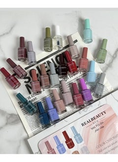 REAL BEAUTY 24-Piece Nail Polish Set Multicolour  - Image 2