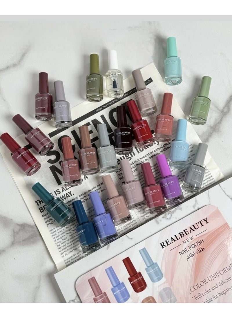 REAL BEAUTY 24-Piece Nail Polish Set Multicolour  - Image 2