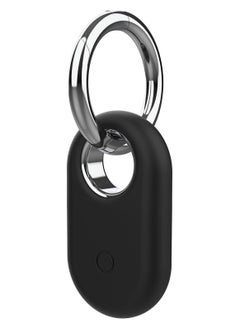 راكسوم حامل تعقب العلامات متوافق مع سلسلة مفاتيح Samsung Galaxy Smart Tag Keychain Ring Item Finder Accessories باللون الأسود  - Image 1