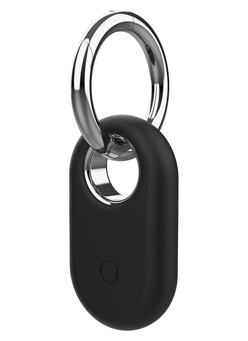 Raxoom Tag Tracker Holder Compatible with Samsung Galaxy Smart Tag Keychain Ring Item Finder Accessories Black  - Image 1
