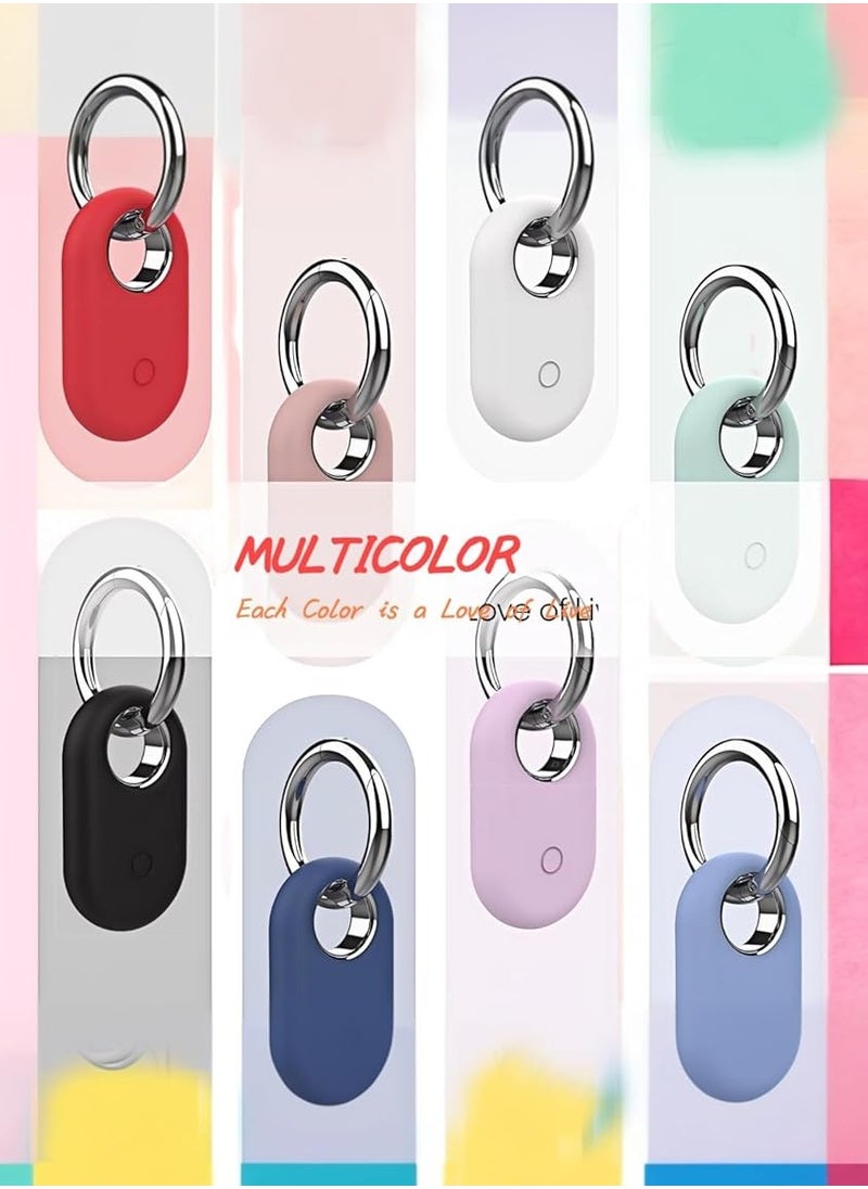 Raxoom Tag Tracker Holder Compatible with Samsung Galaxy Smart Tag Keychain Ring Item Finder Accessories Black  - Image 3