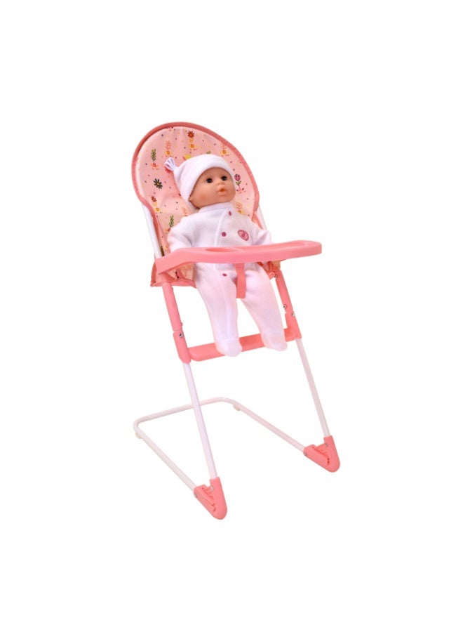 dolls world Folding High Chair For Dolls Up To 22 inch from Peterkin gift for kids of Age above 3 years - Image 5