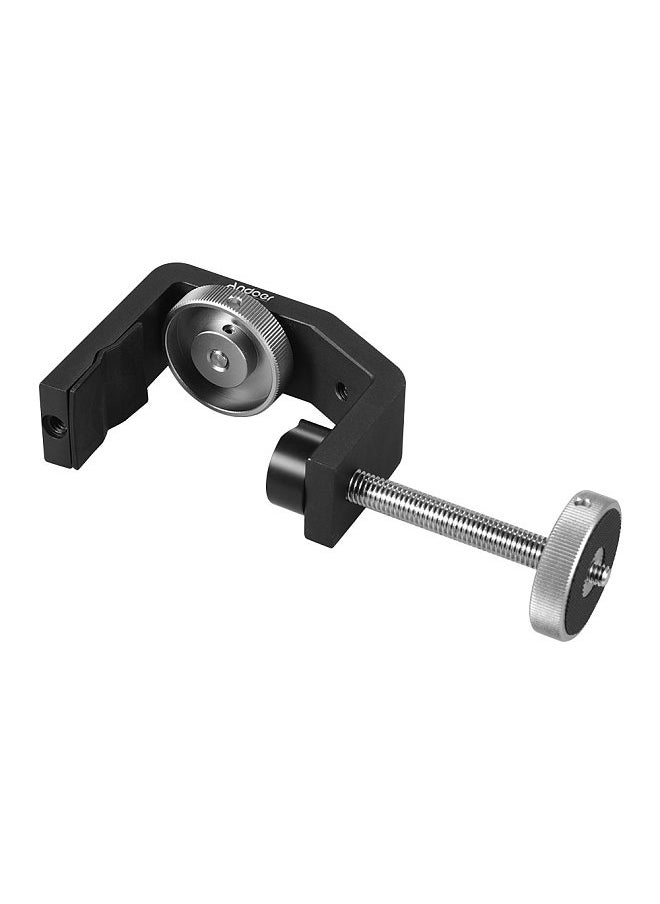ANDOER - MFC-60 Heavy Duty Photography Desk Tree Clamp Multifunctional C-shaped Clamp Window Glass Clamp for GoPro Action Camera for DSLR Camera Max. 60mm Clamping Distance Max. Load 4kg - Image 1