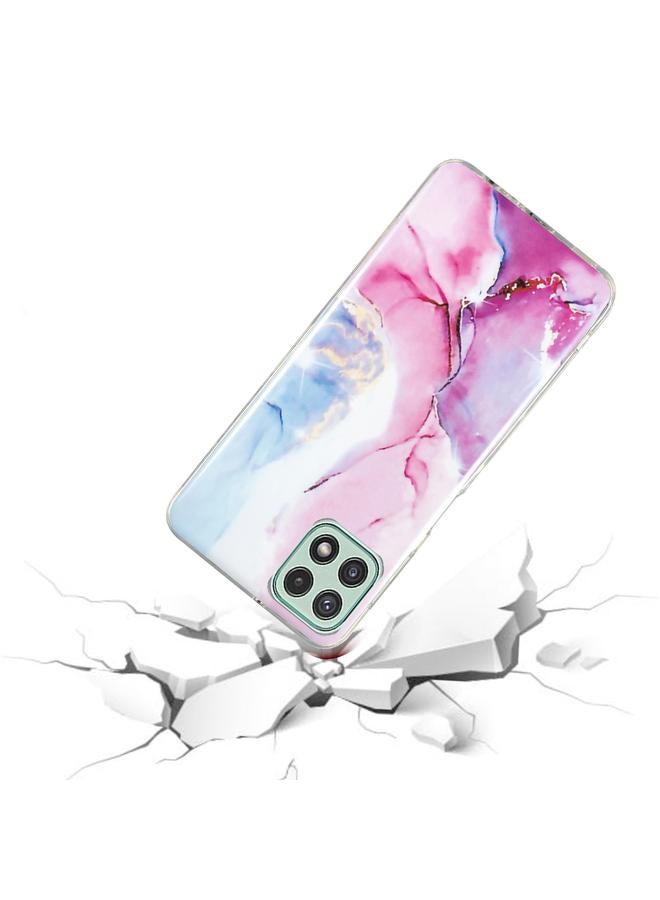 erorex Case For Samsung Galaxy A22 5G IMD Marble Pattern TPU Phone Case - Image 3