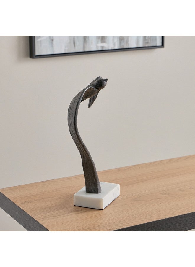 Home Box Orbet Aluminium Bird Table Decor Accent 20 x 31 x 10 cm  - Image 2