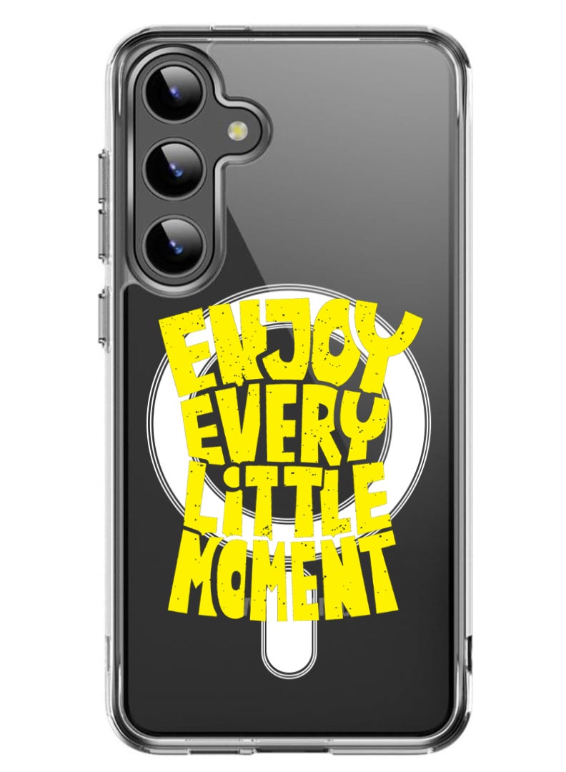 Theodor Magnetic Case for Samsung Galaxy S24 6.2-inch Compatible with MagSafe Wireless Charging, Shockproof Phone Bumper Cover enjoy every - Image 1