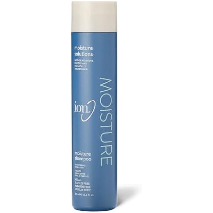 ION MOISTURE SHAMPOO, VEGAN, SULFATE FREE, PARABEN FREE, HYDRATING, MOISTURIZING - Image 1