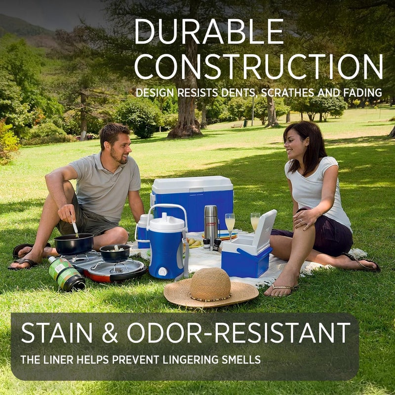 كولمان جهاز تبريد الزجاجات Coleman Performance Jug Cooler، سعة 3.8 لتر، صندوق ثلج صغير، موزع مياه باردة، حاوية ثلج للمشروبات - Image 5