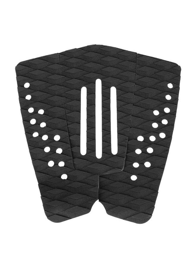 Thoraya 3PCS EVA Anti-slip Full Deck Grip Surfboard Paddleboard Traction Pad Mat Decoration (Black)  - Image 2