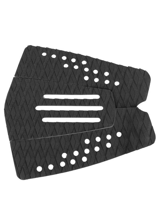 Thoraya 3PCS EVA Anti-slip Full Deck Grip Surfboard Paddleboard Traction Pad Mat Decoration (Black)  - Image 3