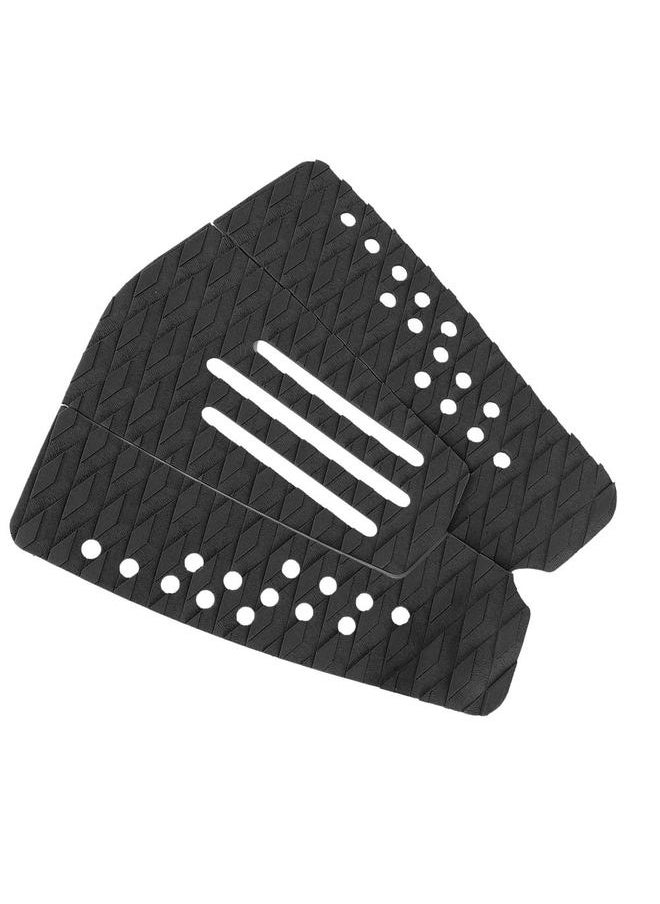 Thoraya 3PCS EVA Anti-slip Full Deck Grip Surfboard Paddleboard Traction Pad Mat Decoration (Black)  - Image 4