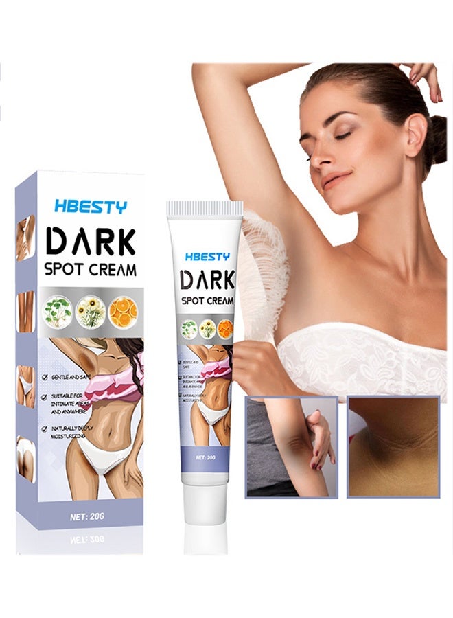 HBESTY Dark Spot Cream-Snow Bleach Cream for Underarm Whitening, Dark Skin Bleaching Cream for Dark Spots, Face and Body Skin Lightening Bleaching Cream for Brightening - Image 1