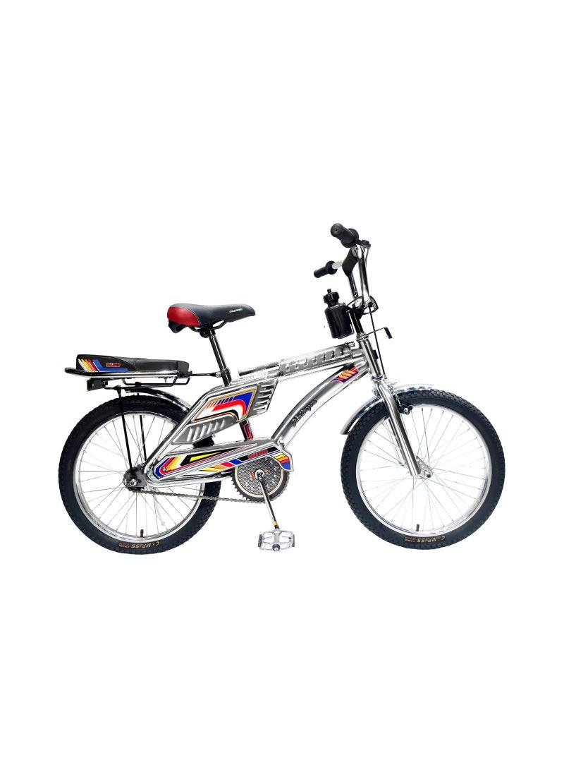 Challenger Original Rambo Challenger brand nickel bicycle, size 20, steel rims, nickel fenders, Compass tires