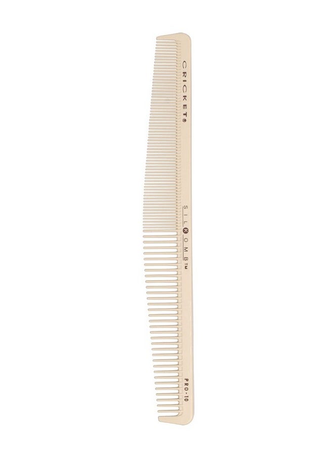 Cricket Silkomb Pro10 Hair Cutting Comb Siliconeinfused Professional Hair Stylist Barber Comb For Haircuts Styling All Hair Types  - Image 1