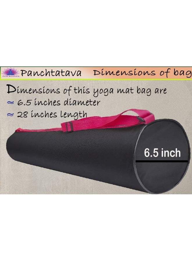 Panchtatava PANCHTATAVA Oynex Luxurious Waterproof Yoga Mat Cover/ Yoga Mat Bag for Men & Women ONLY BAG  (Black, Sling Bag) - Image 3
