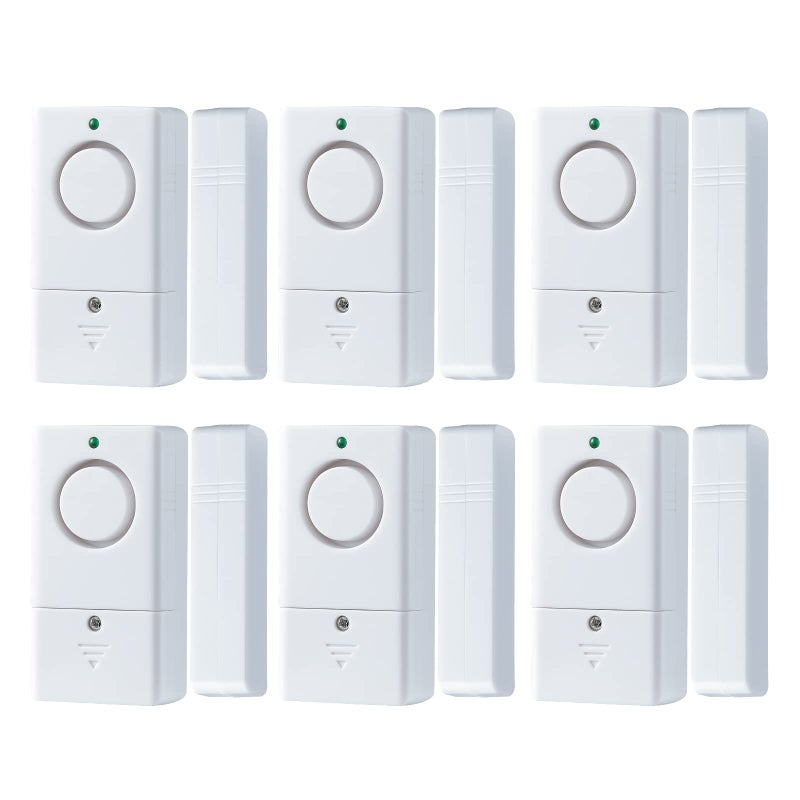 Door Alarm Alarm for Doors When Opening 120DB Window Door Alarm Door Window Alarm for Kids Safety 6 Pack Pool Alarm for Kids Safety