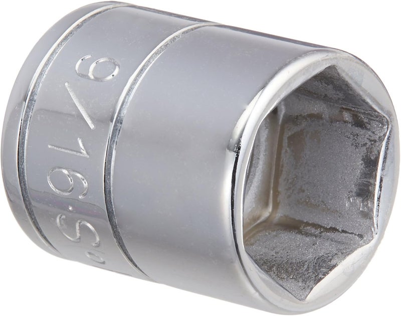 SK Tools USA 1/4" Drive, 9/16". 6 Point, Standard Chrome Socket | 40918 - Image 1