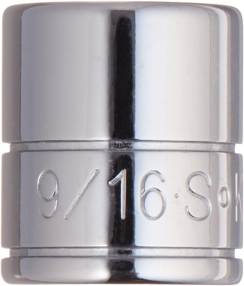SK Tools USA 1/4" Drive, 9/16". 6 Point, Standard Chrome Socket | 40918 - Image 2