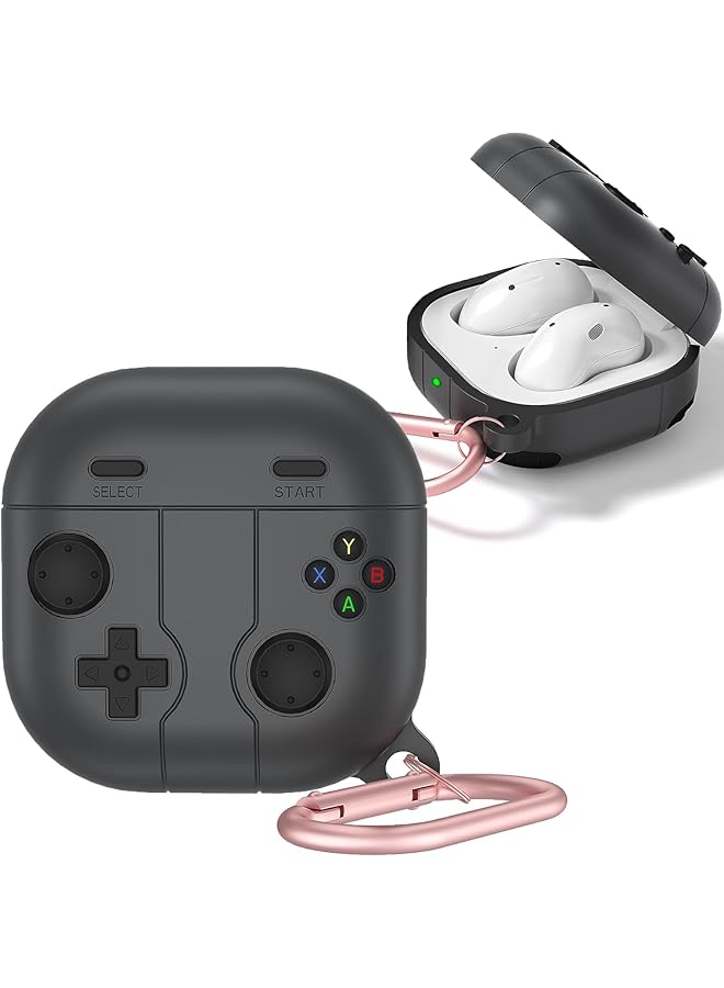 إيروريكس حافظات سماعات الرأس لسماعات سامسونج جالكسي بودز برو 2 حافظة جالكسي بودز 2 حافظة جالكسي بودز في حافظة جالكسي بودز برو حافظة جالكسي بودز لايف غطاء سيليكون بتصميم لاعب ألعاب - Image 1