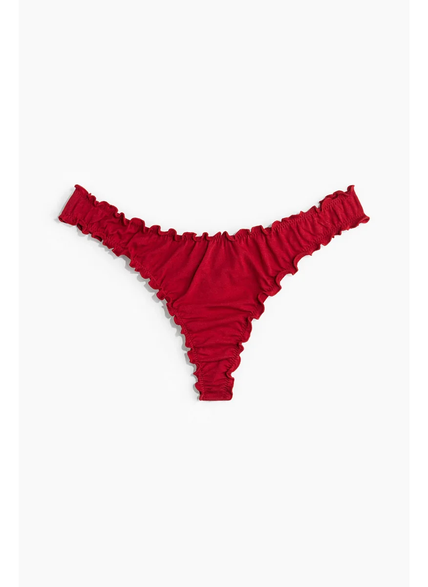 H&M 3-Pack Overlock-Detail Thong Briefs