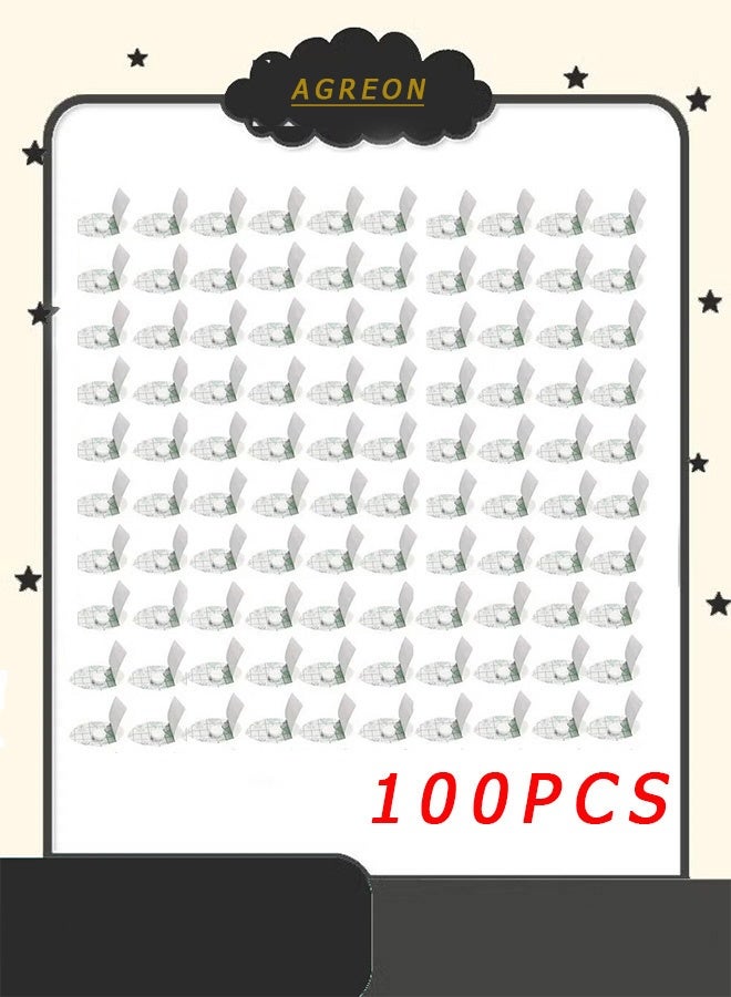 أجريون ستيكرات لاصقة مقاومة للماء واقية للاذن للاستعمالواحدة للاستحمام والسباحة وركوب الامواج والغوص وغيرها من الرياضات المائية ملائمة للاطفال والرضع من 100 قطعة - Image 5