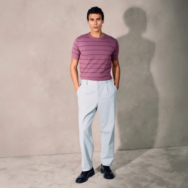 Splash FAV Striped Crew Neck T-shirt