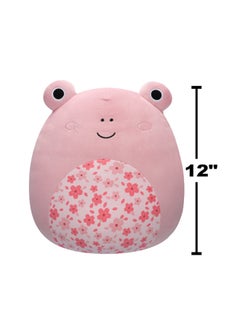 Squishmallows 12 inch Medium Plush Kline Pink Frog with Sakura Flower Belly Officially Licensed Kellytoy Plush Toy Colorful Soft Gift for Kids Girls & Boys Washable Squishy Stuff Toy Multicolor All Age  - Image 5