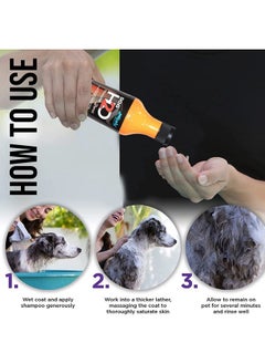 Dog Shampoo (Zwei) Anti-Dandruff, Itch Relief, Moisturizing And Nourishing Hair, Shiny Body Wash All Types Of Dog & Puppy And Comes With Grooming Hand Glove Dog Slicker Brush Offer - pzsku/ZD06A95654823097A75C2Z/45/_/1728309757/c1309dea-7cbf-4719-a70d-ab936640f084