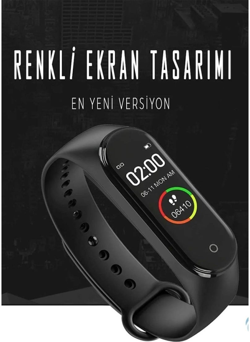 Mesro - M4 Smart Bracelet Color Screen Compatible with iOS and Android Latest Version - Image 1