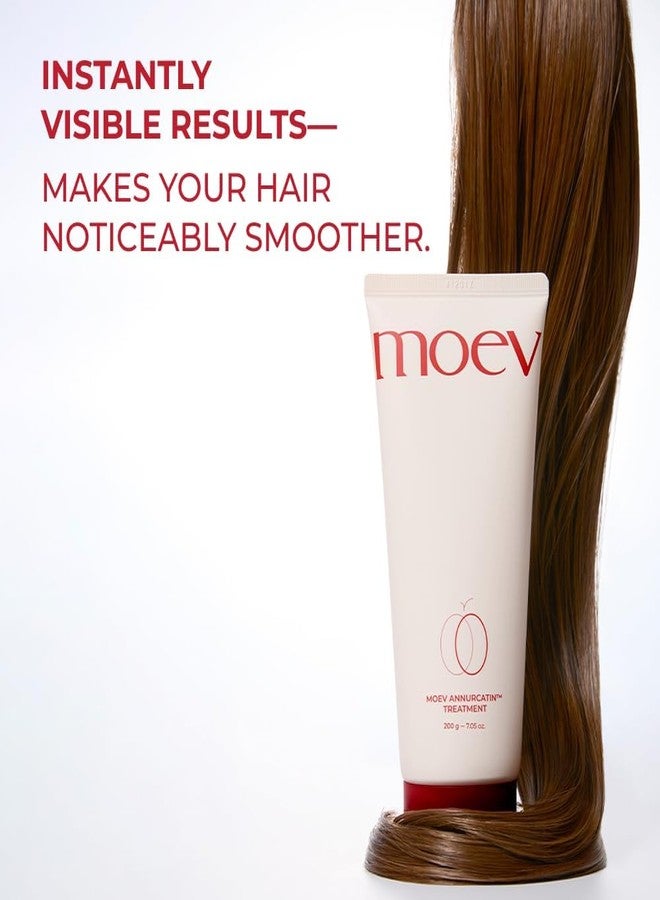 MOEV ANNURCATIN Hair Treatment Mask | Korean Apple Hair Care for Deep damage repair | Sulfate-Free | Thickening & Moisturizing conditioner for damaged, thin, dry hair (6.76 fl.oz, apple & vanilla) - Image 4