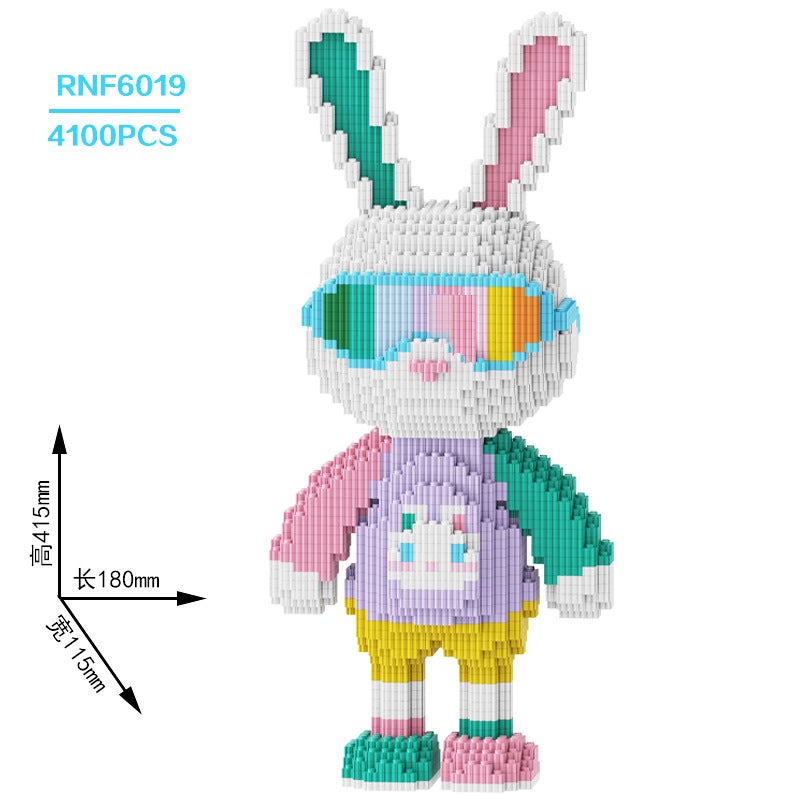 Cls Chaole Sen Super Large Pikachu Small Particle Nezha Children's Building Block Toy Boys and Girls Birthday Gift - Image 1