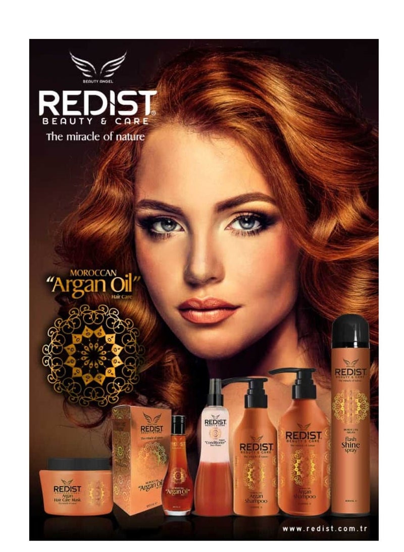REDIST Argan Oil hair Care Shampoo 1000 ml and Mask 500 ml Has Been Specially Developed for Hair That Has Lost Its Moisture - Image 2